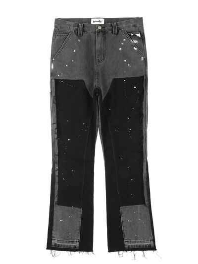 Men's Contrast Washed Bootcut Jeans - Damned Threads